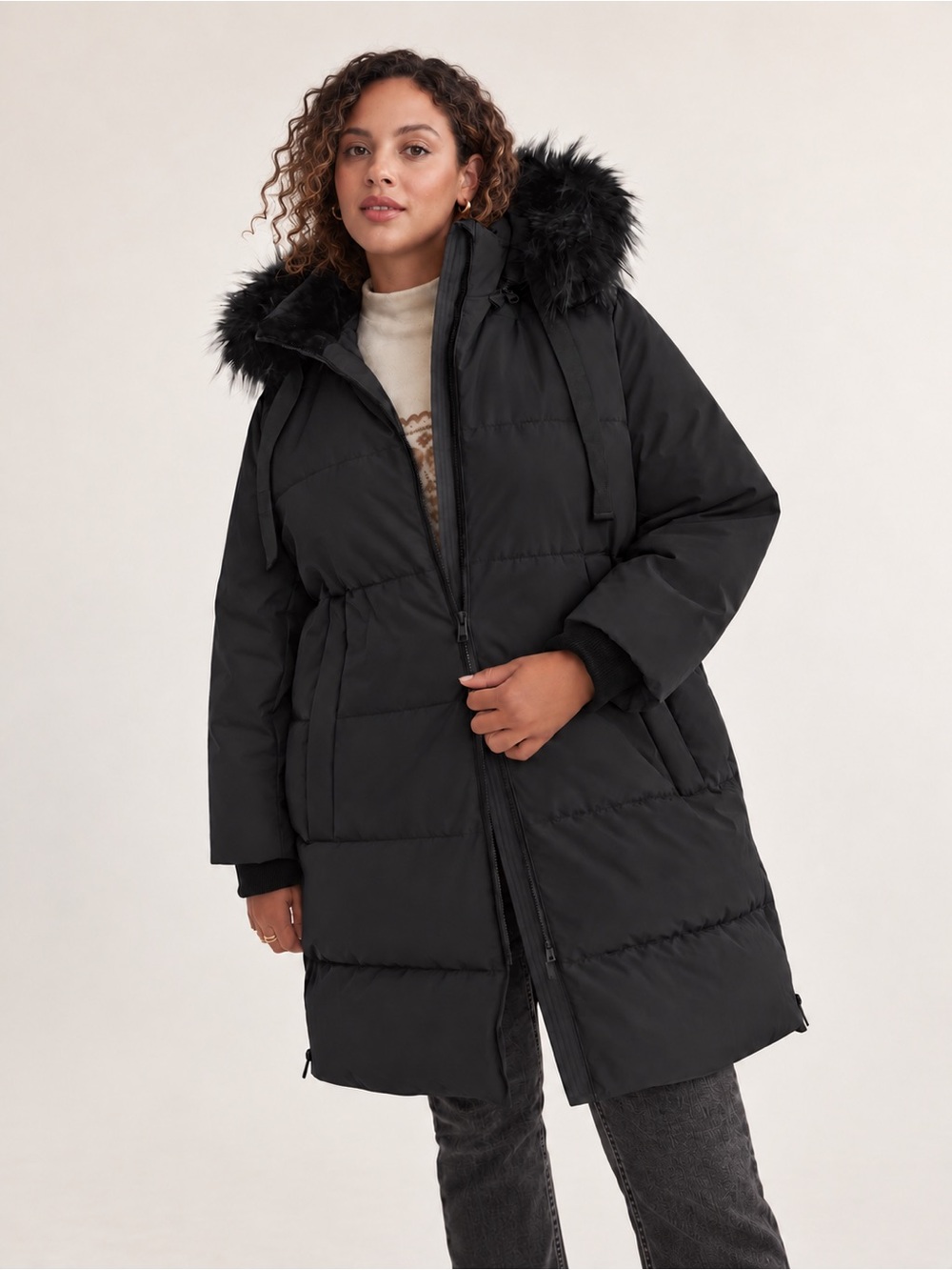 🆕 PENN by Penningtons - Elegant Black Ultra Warm Winter Parka | Puffer